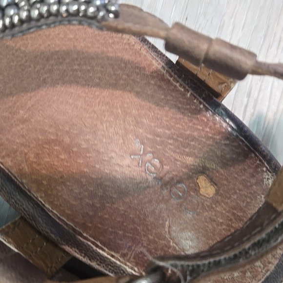 Aetrex Women Brown Beaded Thong Sandals Shoes Sz 39/8.5 - Picture 8 of 14